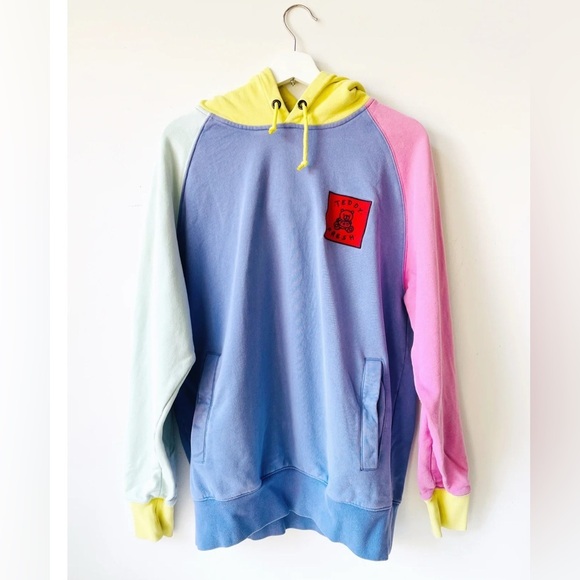 Teddy Fresh Colorblock Hoodie 2.0 Pullover Sweatshirt Unisex Size Large - Picture 3 of 10